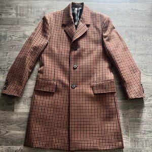 Beautiful Paul Smith mainline coat gun plaid check pattern size 36/46 Small guys